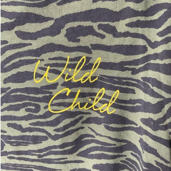 Grayson/Threads Wild Child Top Women Medium Long Sleeves Animal Print Casual - Picture 6 of 7